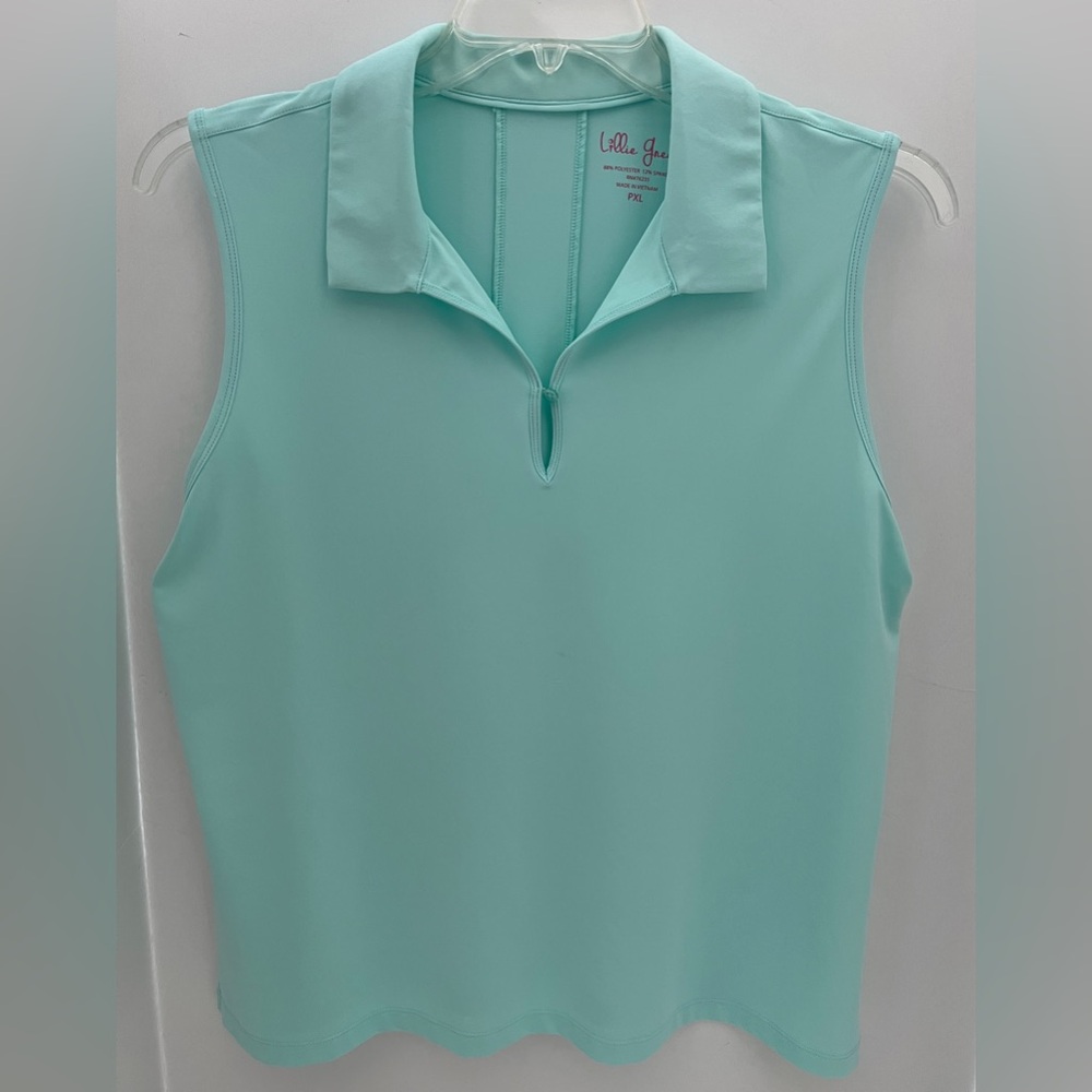 Lillie Green Women’s Petite XL  Green Golf Polo Shirt activewear